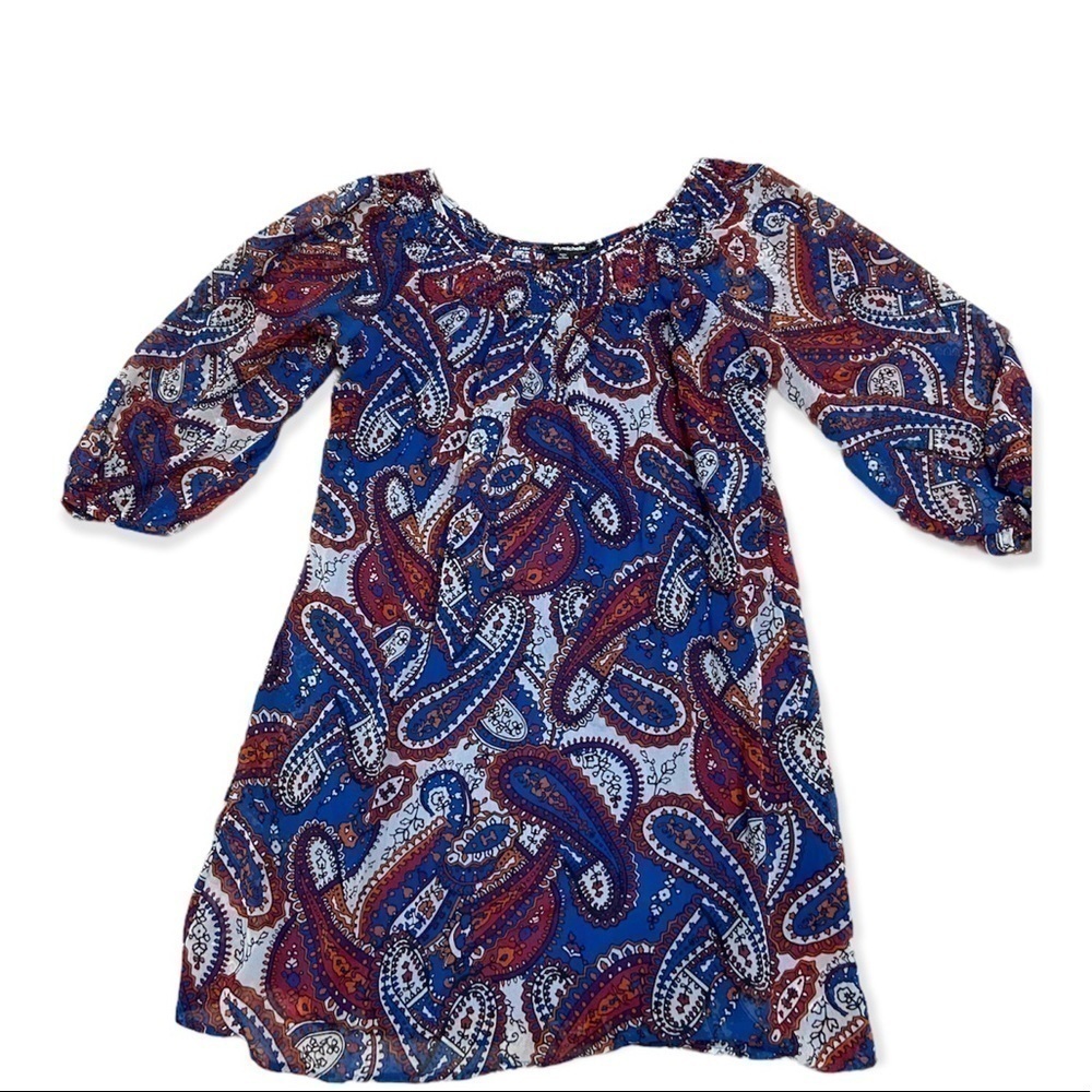 MY Michelle Women’s Multi Colored Sheer Style Shirt with Cami NWOT Size Small
